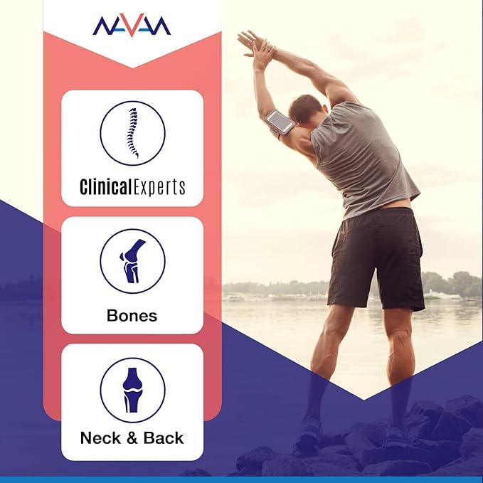 Navan Spine and Disc Osteo Bone Strength & Density Supplement Powder with Calcium, Phosphorus, Vitamin D, Glucosamine, Chondroitin, MSM, & Turmeric by Clinical Experts