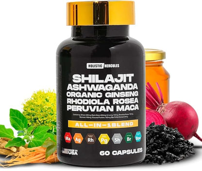 Rhino Horn - Vitality Boost - 8 in 1 Potent Shilajit Blend