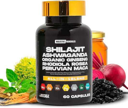Rhino Horn - Vitality Boost - 8 in 1 Potent Shilajit Blend