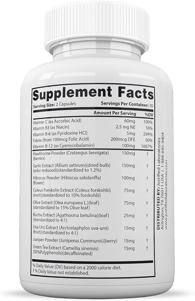 Blood Balance Advanced Formula 620MG Formula Supplement Pills 60 Capsules
