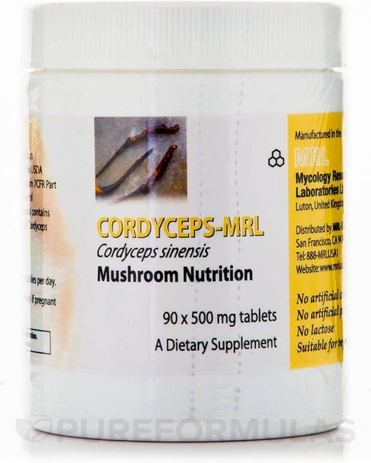 Cordyceps Sinensis-MRL 500 mg - 90 Tablets by Mycology Research Laboratories