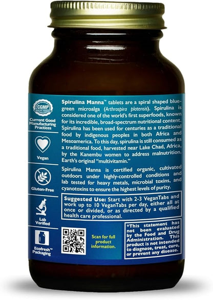 HealthForce SuperFoods Spirulina Manna - Tablet - 400 Vegan Tablets