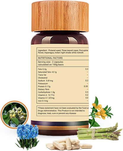 Thyroid Support Supplement - Natural Thyroid Support - Vegetarian & Non-GMO - 100% Vegan Ayurveda Supplement - 80 Capsules