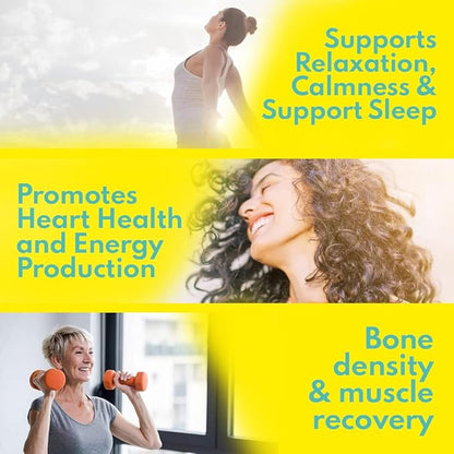 VAL Triple Magnesium Complex, 400mg of Magnesium Glycinate, Taurate, Citrate for Muscle Relaxation, Sleep Support, Calm Energy, Support Healthy Magnesium Levels, Vegan, Non-GMO, 90 Capsules