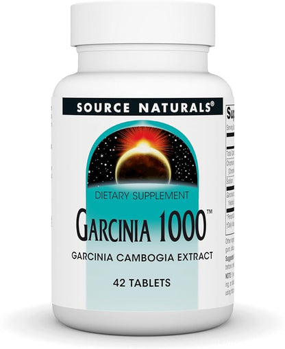 Source Naturals Garcinia Garcinia Cambogia Extract, 1,000 MG- 42 Tablets