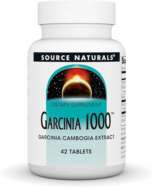 Source Naturals Garcinia Garcinia Cambogia Extract, 1,000 MG- 42 Tablets