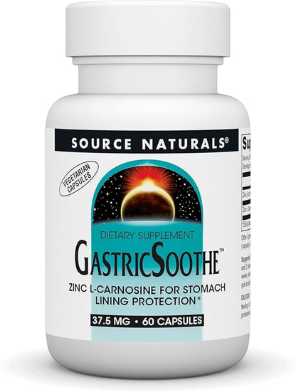Source Naturals GastricSoothe Zinc L Carnosine* - 60 Veggie Caps