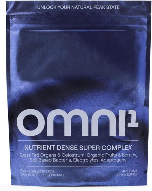Super Complex - Daily Premium Blend with Vitamins for Women & Men with Organic Fruits, Adaptogens & Electrolytes, Multivitamin & Beef Organ Supplement (30 Servings - Scoop NOT Included) UNFLAVORED