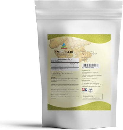 HERBAL HILLS Ambehaldi Powder Turmeric Powder/Amba Haldi/Curcuma Amada/Curcuma Longa/Turmeric Curcumin | 16 Oz (454 GMS)