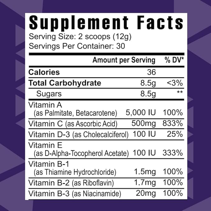 Youngevity Rebound Fx Citrus Powder, 360g – Supplement for Energy, Enriched with Vitamins, Minerals and Antioxidants – Immune System Booster Powder - Energy Vitamins Drink Mix for Women & Men (2 Pack)