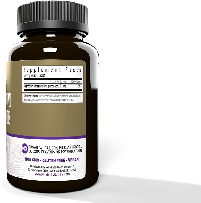 Magnesium Gluconate 500 Mg 90 Tb - from Windmill (Pack of 2)