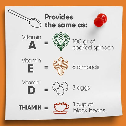 Cod Liver Oil Liquid, Orange Flavor, Fish Oil Liquid with Vitamins A, D, E & B1 for Kids & Adults, Immune & Bone Health, Omega-3, 2 Pack (6.5 fl oz Each)