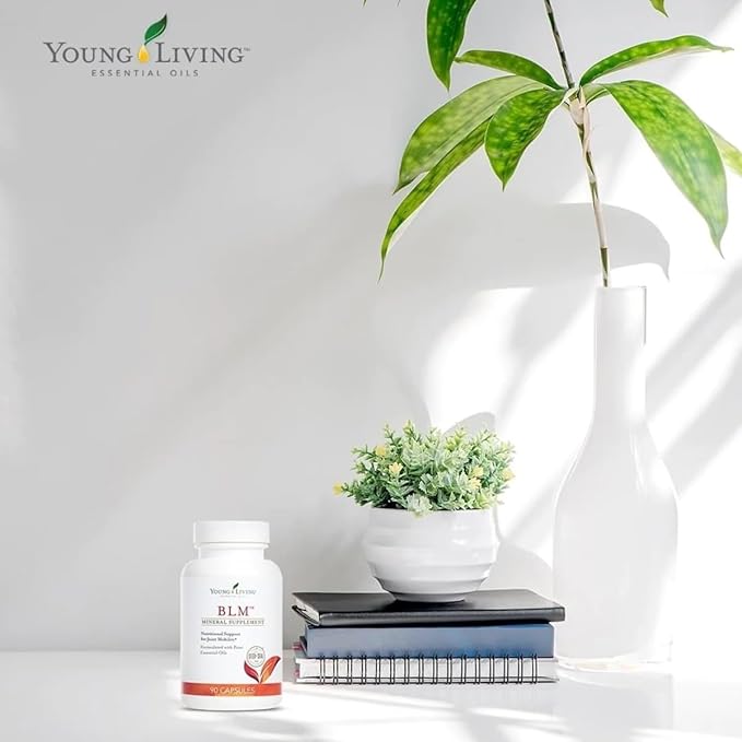 Young Living BLM Capsules 90 Capsules Essential Oils - Mineral Supplement - Nutritional Support - Glucosamine Sulfate - Collagen - Manganese Citrate