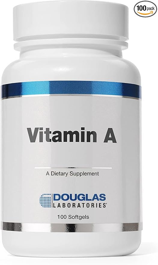 Douglas Laboratories Vitamin A | 10,000 I.U. Vitamin A Derived from Fish Liver Oil | 100 Softgels