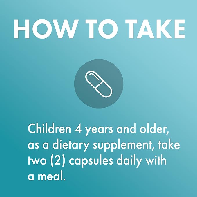 Dr. Mercola Kids Krill Oil Capsules, 60 Count