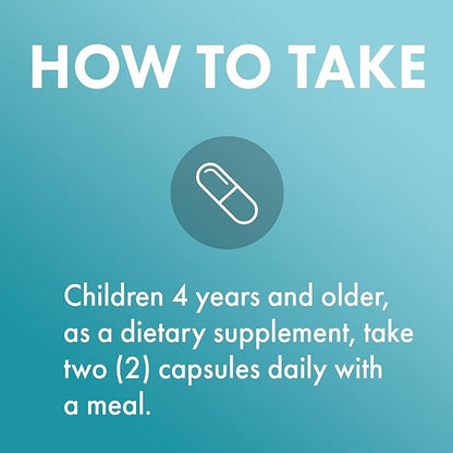 Dr. Mercola Kids Krill Oil Capsules, 60 Count