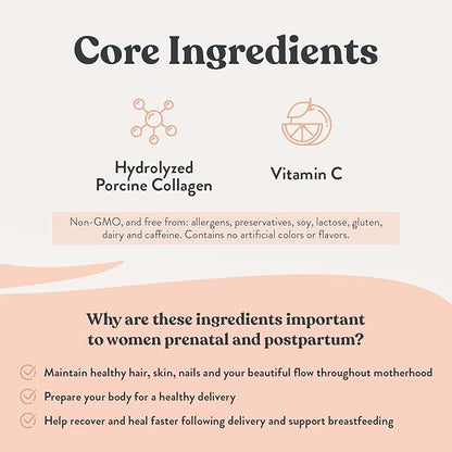 PROTIVA Thrive Collagen Powder for Women - 16 oz (450 g) Unflavored Everyday Collagen Peptide Powder Clinically Proven Safe for Pregnancy and Breastfeeding, May Help Reduce Stretch Marks