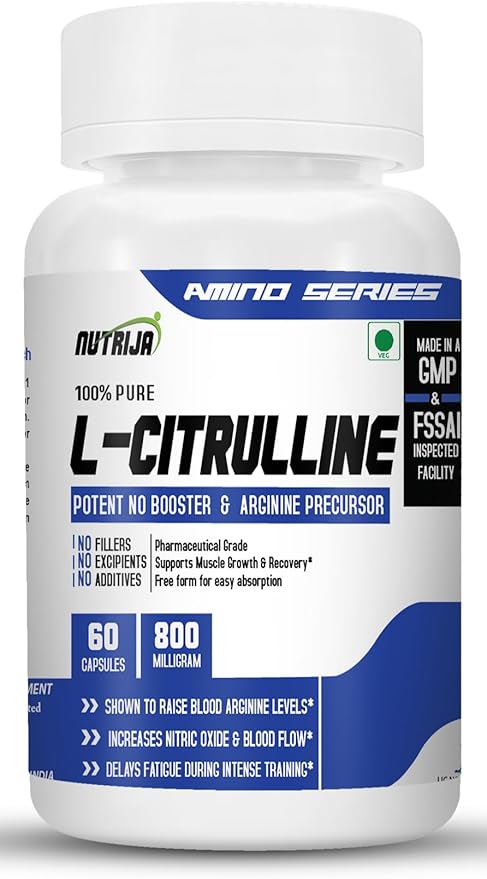 L-CITRULLINE 800Mg-Pack of 60 Capsules
