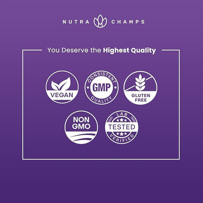 NutraChamps Sleep Gummies for Adults & Kids, Melatonin Gummies with Chamomile, Valerian & L Theanine, Vegan Childrens Melatonin 3mg, 1.5 mg, or 6mg (Pack of 2, 120 Gummy)
