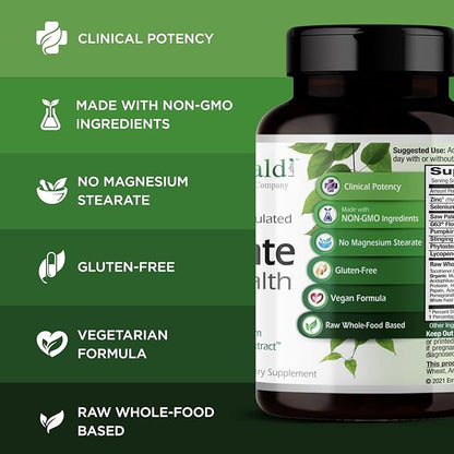 EMERALD LABS Prostate Health - Prostate Support Supplement with Saw Palmetto, Lycopene, Stinging Nettle & More* - Vegan & Gluten-Free - 90 Vegetable Capsules (30-Day Supply)