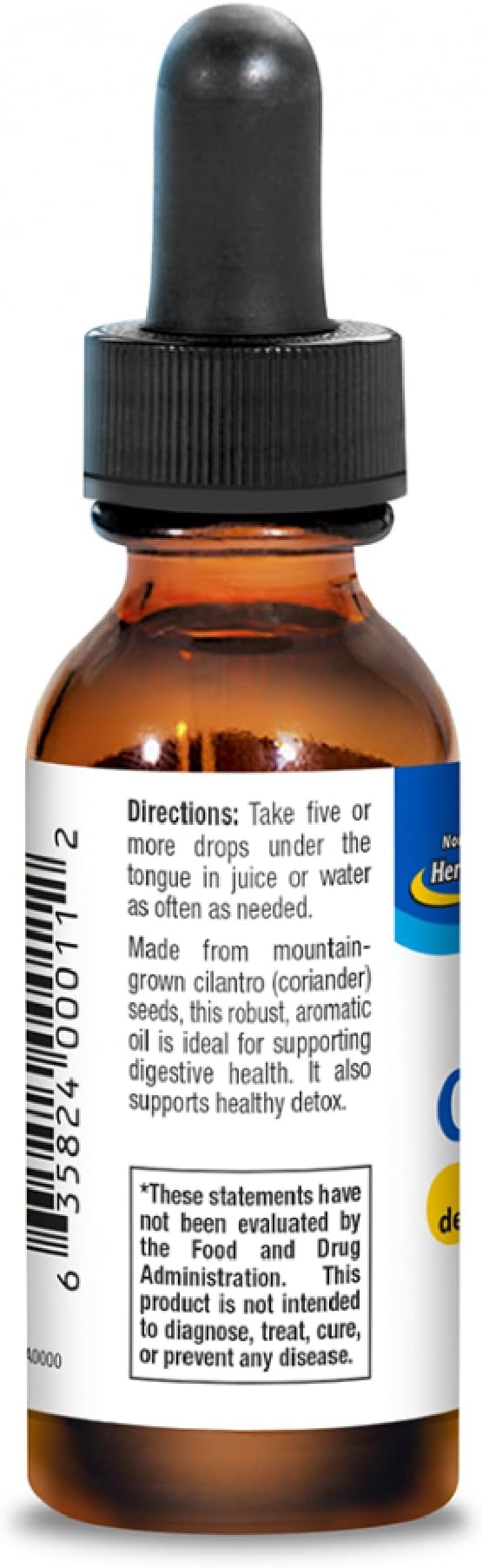 NORTH AMERICAN HERB & SPICE Cilantrol - 1 fl. oz. - Digestive Support - Cilantro Extract - Non-GMO - 130 Servings