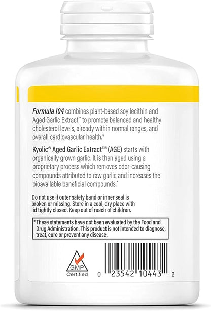 Kyolic #104 Garlic Extract With Lecithn 300 cap ( two-Pack)