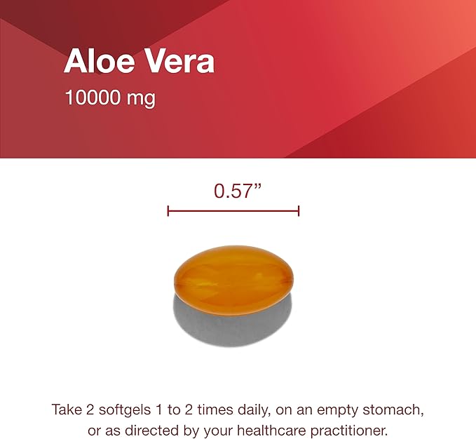 Protocol Aloe Vera Gels - Digestive Supplement* - with GAGs - Naturally Occurring Vitamins and Amino Acids - Non-GMO & Halal - 100 Softgels