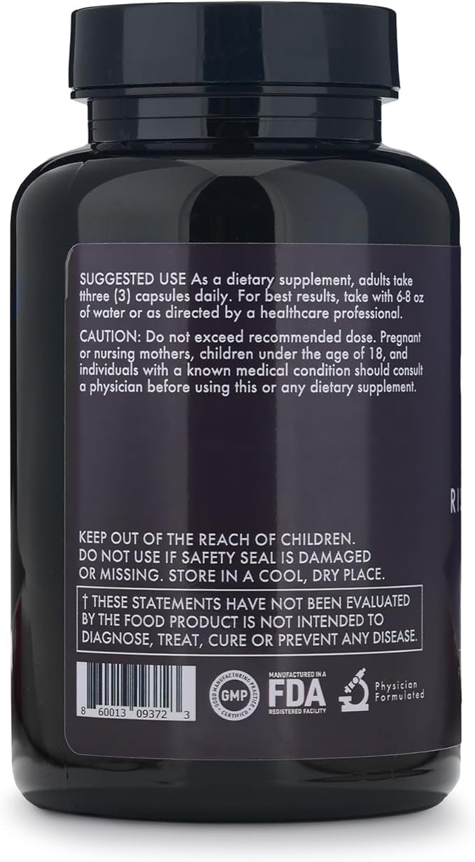 Cloud9 Rise & Unwind PM - Nighttime Wellness Supplement for Relaxation & Rest - Sleep Support Supplement with Herbal & Vitamin Blend for Calm, Restful Sleep - 90 Capsules, 60g