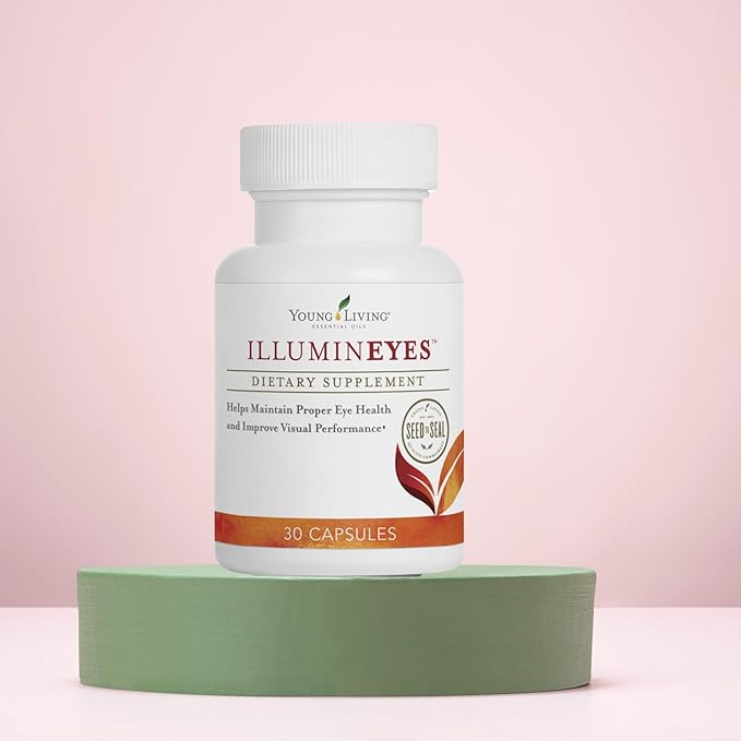 Young Living IlluminEyes - Eye Health Support - Blue Light Protection - Includes Lutein & Zeaxanthin - Helps Reduce Eye Strain - Vitamins A & C - Vision Care - 30 ct