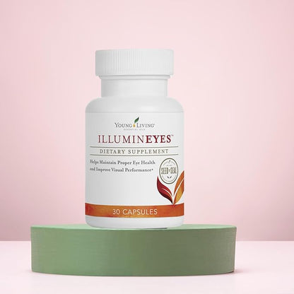 Young Living IlluminEyes - Eye Health Support - Blue Light Protection - Includes Lutein & Zeaxanthin - Helps Reduce Eye Strain - Vitamins A & C - Vision Care - 30 ct