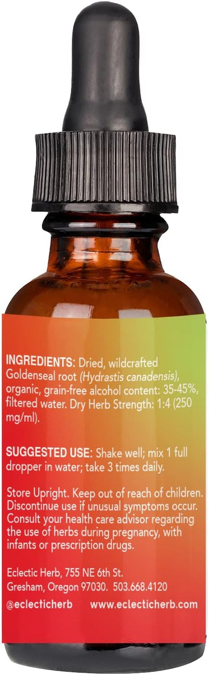Eclectic Institute Goldenseal O, Red, 1 Fluid Ounce