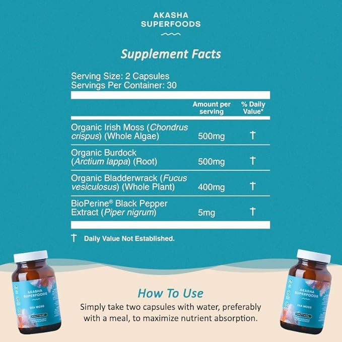 Sea Moss Capsules & Irish Sea Moss Gel