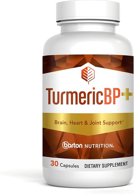 Turmeric BP+ - Formulated with Turmeric Powder, Turmeric Root Extract, and Black Pepper - Joint Supplement - 30-Day Supply - Highly Bioavailable and Doctor Formulated