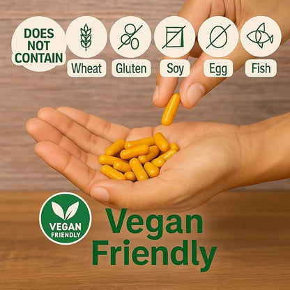 Me First Living Turmeric Curcumin 1000 mg 95% Curcuminoids, Bioperine 10 mg, 19x More Potent Than Others, Increased Absorption, Non-GMO, Organic Turmeric, Vegan, Gluten Free, 60 Capsules