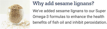 Life Extension Super Omega-3 360 Softgels (Pack of 2), Easy to Swallow, EPA/DHA Omega3 Fish Oil, Sesame Lignans & Olive Extract