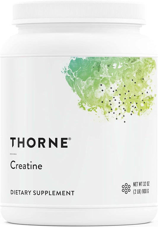 THORNE - Creatine - Creatine Monohydrate, Amino Acid Powder - Support Muscles, Cellular Energy and Cognitive Function* - Gluten-Free, Keto - NSF Certified for Sport - 32 Oz - 180 Servings