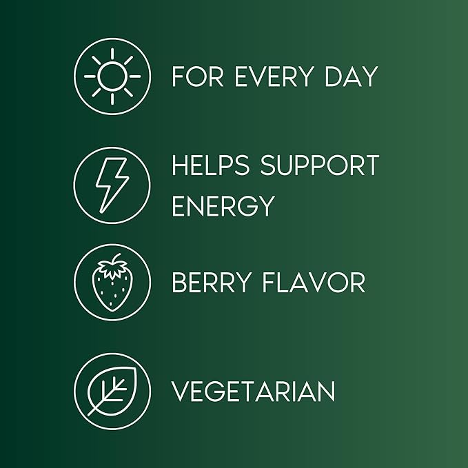 Primal Harvest Super Greens Gummies, Superfood Blend with Adaptogenic Mushrooms Vitamins & Nutrient-Rich Minerals & Antioxidants for Energy & Immune Support (1 Pack (60 Count), Berry)