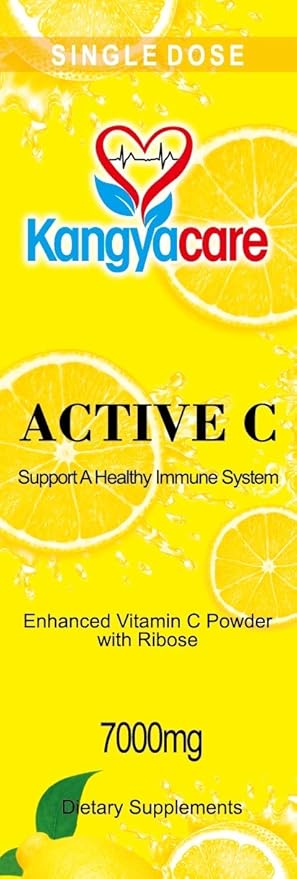Kangyacare] Active C -20 Packets -Single Dose -7000mg -Extra High Potency Vitamin C Powder -Immune Support & Antioxidant Protection -Enhanced Absorption, Neutral pH