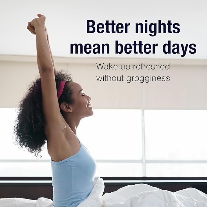 Natural Factors Stress-Relax Tranquil Sleep Extra Strength, with Suntheanine L-Theanine, 5-HTP, Melatonin, 60 Tablets