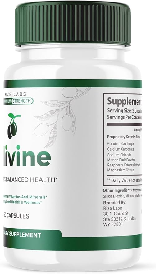 (Official Olivine Weight Loss Supplement, Superfood Capsules for Total Body Wellness and a Healthy Lifestyle, Pills for Leaner Physique, Oli Vine Reviews, Advanced (60 Capsules)
