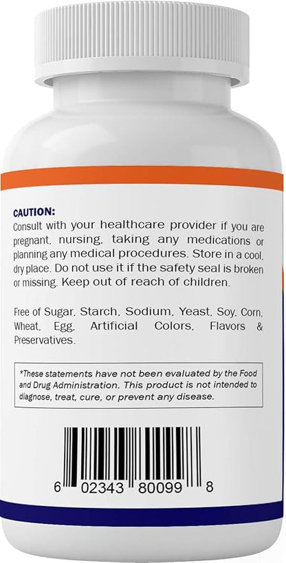 Vitamatic Vitamin B1 (Thiamine) 500mg, 120 Capsules