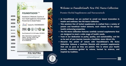 FiG Nutra’s AGK Extract Capsules | Herbal Immune Support Supplement | Amla, Giloy, Kalmegh Extracts Blend | 60 Veg Capsules