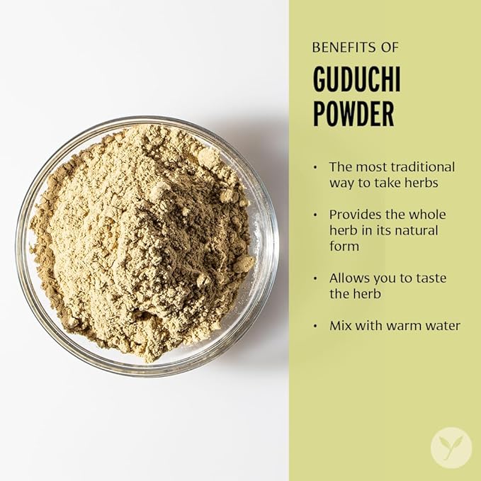 Banyan Botanicals Organic Guduchi Powder – Organic Immune Health Supplement – for Natural Detox, Balanced Digestion & Healthy Skin* – 3.5 oz – Non-GMO Sustainably Sourced Vegan FFL