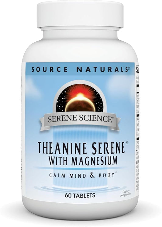 Source Naturals Serene Science L-Theanine with Magnesium and GABA - 60 Tablets