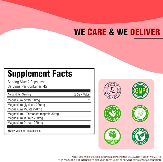 Magnesium Complex – 90 Capsules | All-in-One Magnesium Solution for Multiform Benefits