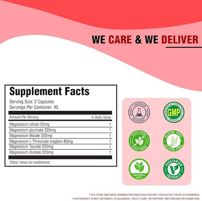 Magnesium Complex – 90 Capsules | All-in-One Magnesium Solution for Multiform Benefits