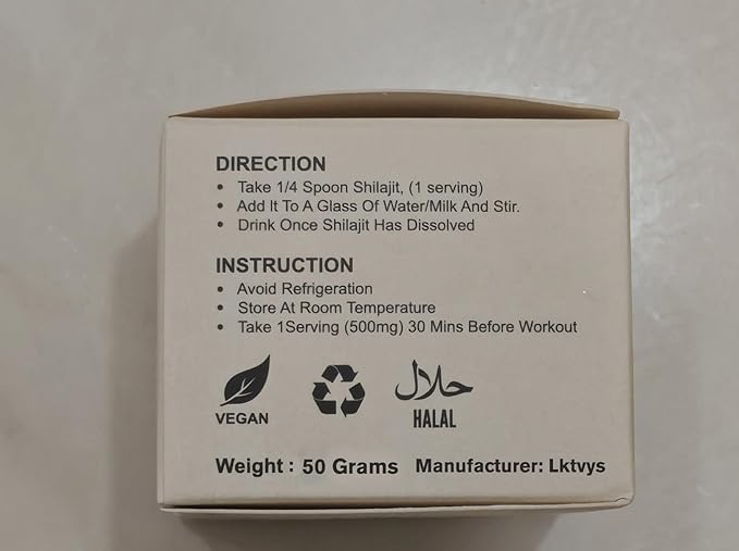 Premium Himalayan Shilajit Resin - 50g Pure & Natural Supplement for Energy, Immunity, and Mental Clarity, Rich in Fulvic Acid & Essential Minerals, Preservative-Free