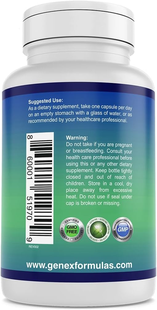 Genex Formulas Nicotinamide 500mg (3-Pack) Vitamin B3 Flush Free Niacin Capsules for Healthy Skin - Niacinamide Supplement Pills help Produce Keratin & Support Skin Cell Health & Energy (300 Capsules)