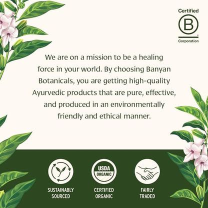 Banyan Botanicals Organic Ashwagandha Liquid Extract – Fast-Acting Herbal Ashwagandha Drops ­­– for Balanced Energy and Calm* – 1 fl oz – Non GMO Sustainably Sourced Vegan