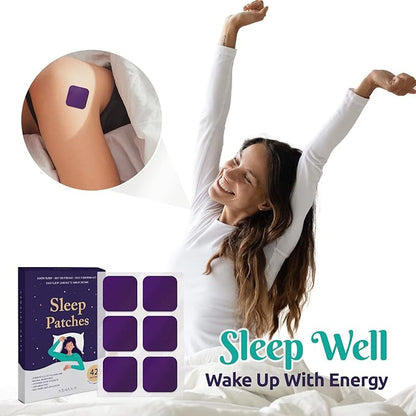 Sleep Patches, Sleep Patches for Adults, Upgraded Sleep Patches Set, Easy to Apply and Comfortable, Premium Ingredients, for Men and Women (42 Count (Pack of 1))